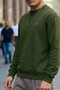Men's Medium Soft Khaki Sweatshirt - 6