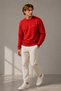 Reglan Casual Winter Red Men's Sweatshirt - 6