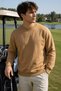 Caramel Embroidered Standard Men's Sweatshirt
