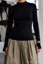 Women's Slim Cut Viscose Casual Black Blouse - 6