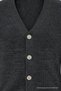 Women's V-Neck Buttoned Loose Smoked Knitwear Sweater - 6