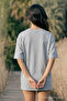 Women's Short Sleeve Crew Neck M.Gray T-Shirt - 6