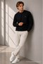Reglan Casual Winter Black Men's Sweatshirt - 6