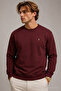 Reglan Casual Winter Burgundy Men's Sweatshirt - 6
