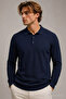Men's Winter 3-Piece Polo Collar Knit Sweater - 4