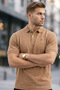 Men's Casual Trendy Wide 3-Pack Polo Collar T-Shirt - 5