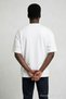 Men's Short Sleeve Summer Ecru Oversized T-Shirt - 6