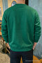 Men's Chicago Printed Casual Green Sweatshirt - 5