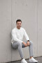 Men's Straight Fit Cotton Gray Trousers - 6