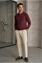Men's Straight Fit Winter 3-Piece Knitwear Sweater - 3