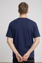Men's Cotton Pack Navy Blue Oversized T-Shirts - 6