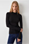 Women's Half Turtleneck Basic 3-Piece Blouse - 7