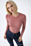 Women's Premium Comfort Stylish Pink Basic Blouse