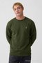 Khaki Oversize Cotton Men's Sweatshirt