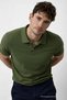 Men's Casual Loose Khaki Polo Neck T-Shirt - 5