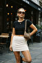 Women's Cotton Summer Comfortable Body T-Shirt Black