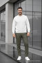 Men's Double Pleated Loose Khaki Baggy Trousers - 6