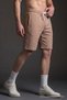 Men's Elastic Summer Comfort Caramel Shorts - 5