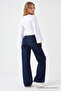 Women's Body-Hugging Knitted White Casual Blouse - 3