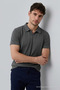 Men's Polo Neck Premium Comfort Sports Smoked T-Shirt - 4