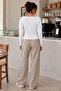 White Color Slim Fit Women's Basic Blouse - 3