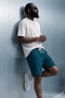 Men's Elastic Double Pocket Relax Blue Shorts - 4
