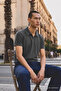 Men's Polo Collar Short Sleeve Summer Smoked T-Shirt - 4