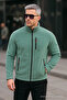 Men's Zippered Winter Loose Fleece Jacket - 2