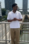 Men's Trend Casual White Polo Neck T-Shirt - 2