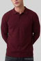 Men's Stylish Wide-Fit Knitted Burgundy Sweater - 6