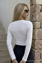 Women's Premium Casual Ecru Slim Blouse - 6