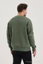 Men's Crew Neck Casual Khaki Sweatshirt - 7