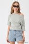 Women's Cotton Summer Basic 3-Piece Blouse - 3