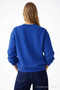 Women's Live in Love Printed Blue Sweatshirt - 5