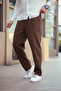 Men's 3-Piece Loose Linen Trousers with Elastic Waist - 7