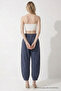 Women's Basic Soft Smoked Shalwar Trousers - 6