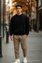 Men's Casual Trend Oversized Loose 3-Piece Sweater - 5