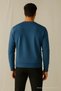 Herren Winter Basic Oversize Pullover in Indigo - 5