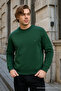 Men's Loose Crew Neck Wide 3-Piece Sweatshirt - 4