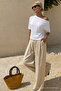 Women's Off-The-Shoulder Short Sleeve 3-Piece Tight Blouse - 5