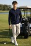 Men's Molded Knitted Urban Navy Blue Sweater - 3