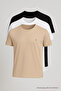 Men's Casual Short-Sleeve Trendy 3-Pack T-Shirt