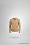 Men's Loose V-Neck Caramel Knit Sweater - 6