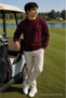 Burgundy Embroidered Standard Men's Sweatshirt - 2