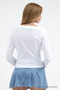 Women's Boat Neck Basic Slim 3-Piece Blouse - 3