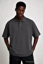 Men's Short Sleeve Loose 5-Piece Polo Collar T-Shirt - 3