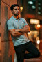 Men's Short Sleeve Mint Loose Polo Collar T-Shirt - 4