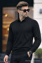 Men's Winter Polo Collar 3-Piece Knit Sweater - 4