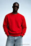 Sweatshirts - Red - Casual