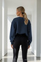 Women's Crew Neck Oversized 3-Piece Sweatshirt - 6